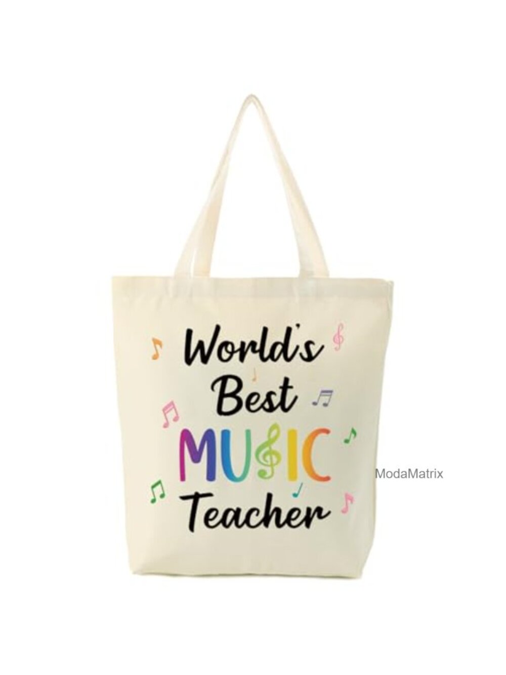 Canvas Tote Bag Teacher Appreciation Gift Large Shoulder Bag